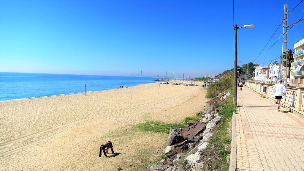 Bianca Seaview & Beach Apartment Montgat Exterior foto